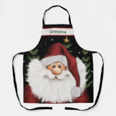 Niedlicher Alberner Weihnachtsstern Personalisiert Schürze (Vorderseite)