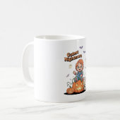 Niedlicher Albtraum Chucky Halloween Kaffeetasse (Vorderseite Links)