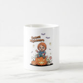 Niedlicher Albtraum Chucky Halloween Kaffeetasse (Mittel)