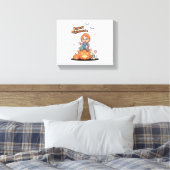 Niedlicher Albtraum Chucky Halloween Leinwanddruck (Insitu (Schlafzimmer))