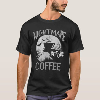 Niedlicher Albtraum vor Kaffeehaus Halloween Shirt