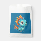 Niedlicher Alien-Drache, türkis - Geschenktütchen (Vorderseite)