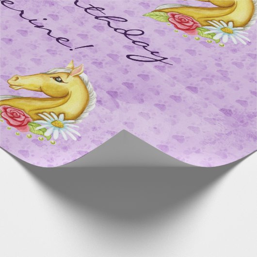 Niedlicher "alles Gute zum Geburtstag" Geschenkpapier (Ecke)