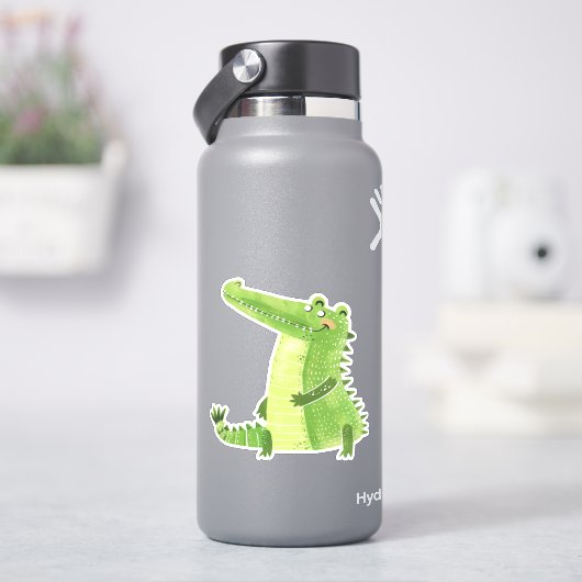 Niedlicher Alligator Aufkleber (HydroFlask)