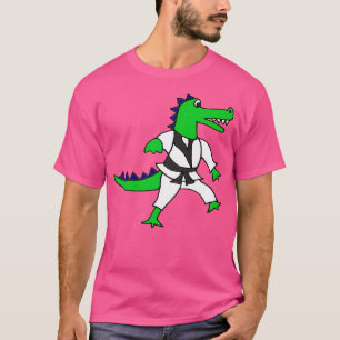 Niedlicher Alligator Doing Karate T-Shirt