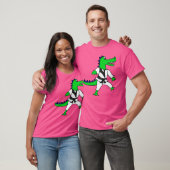 Niedlicher Alligator Doing Karate T-Shirt (Unisex)
