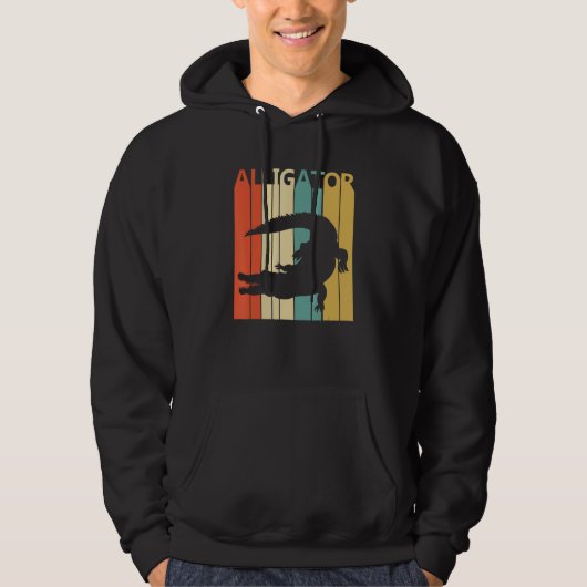 Niedlicher Alligator Hoodie (Vorderseite)