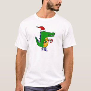 Niedlicher Alligator im T-Shirt