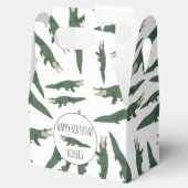 Niedlicher Alligator-Krokodil-Muster-Individuelle Geschenkschachtel (Geöffnet)