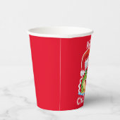 Niedlicher Alligator Krokodil Weihnachtsfeier Weih Pappbecher (Rechts)