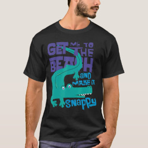 Niedlicher Alligator sagt, bringt mich zum Strand T-Shirt