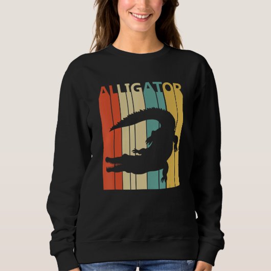 Niedlicher Alligator Sweatshirt (Vorderseite)