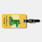 Niedlicher Alligatorgepäck-Umbau Gepäckanhänger (Vorderseite horizontal)