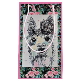Niedlicher Alpaca Llama Kunstgiftbeutel Kleine Geschenktüte