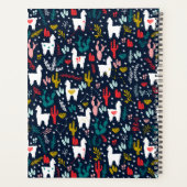 Niedlicher Alpaca-Planer Planer (Rückseite)