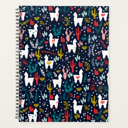 Niedlicher Alpaca-Planer Planer (Vorderseite)