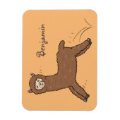 Niedlicher Alpaka-Cartoon Magnet (Vertikal)