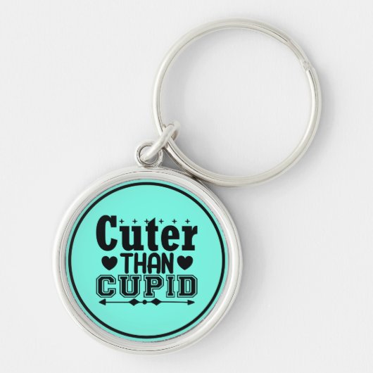 Niedlicher als Cupid Schlüsselanhänger (Vorne)