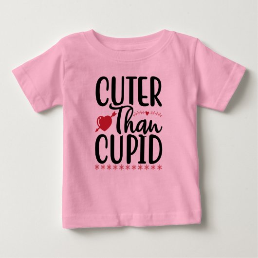Niedlicher als Cupid Valentins T - Shirt (Vorderseite)