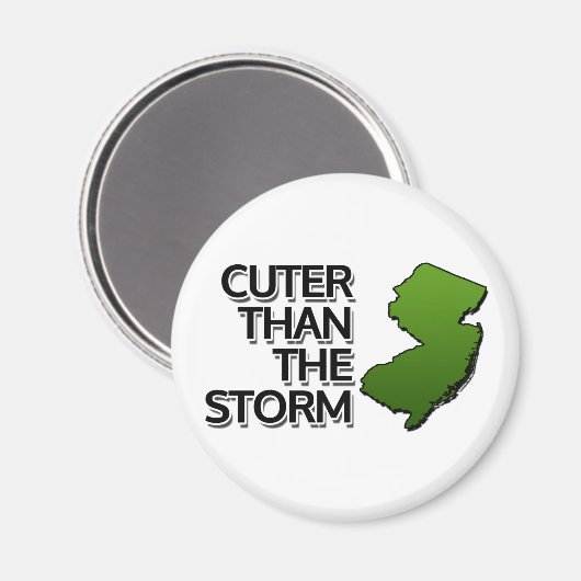 Niedlicher als der Sturm Magnet (Vorderseite/Rückseite)