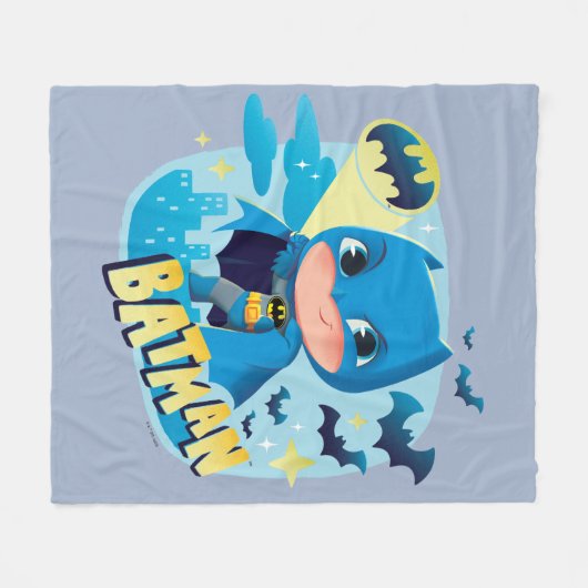 Niedlicher als Niedlich Batman Fleecedecke (Vorderseite (Horizontal))