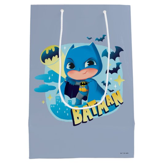 Niedlicher als Niedlich Batman Mittlere Geschenktüte (Rückseite)