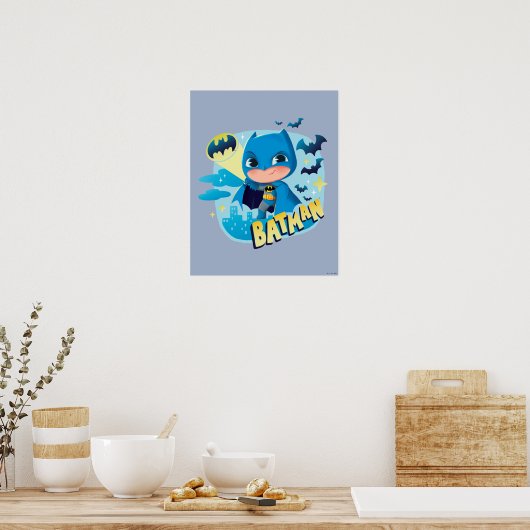 Niedlicher als Niedlich Batman Poster (Küche)