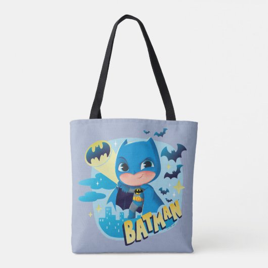 Niedlicher als Niedlich Batman Tasche (Rückseite)