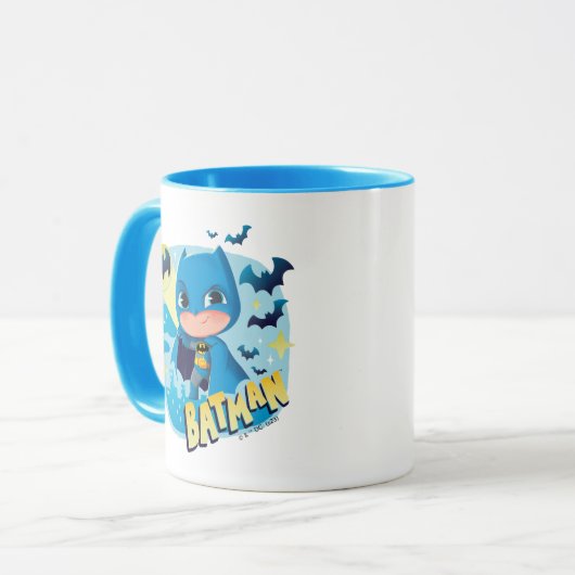 Niedlicher als Niedlich Batman Tasse (Vorderseite Links)