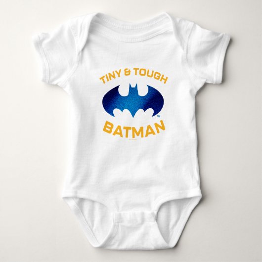 Niedlicher als Niedlich Tiny & Tough Batman Baby Strampler (Vorderseite)