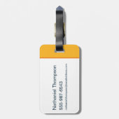 Niedlicher als Niedlich Tiny & Tough Batman Gepäckanhänger (Rückseite vertikal)