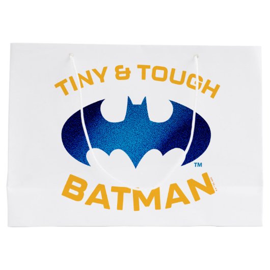 Niedlicher als Niedlich Tiny & Tough Batman Große Geschenktüte (Rückseite)