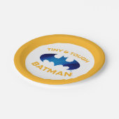 Niedlicher als Niedlich Tiny & Tough Batman Pappteller (Schrägansicht)