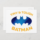 Niedlicher als Niedlich Tiny & Tough Batman Postkarte (Vorne/Hinten)