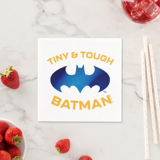 Niedlicher als Niedlich Tiny & Tough Batman Serviette (Beispiel)