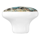 niedlicher Altlastwagen Keramikknauf (Seitenansicht)