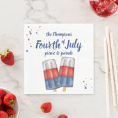 Niedlicher Amerikanische Unabhängigkeitstag Party Serviette (Beispiel)
