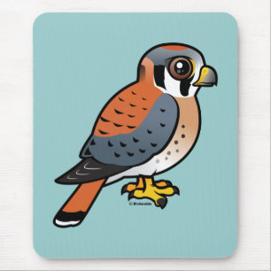 Niedlicher amerikanischer Kestrel Mousepad