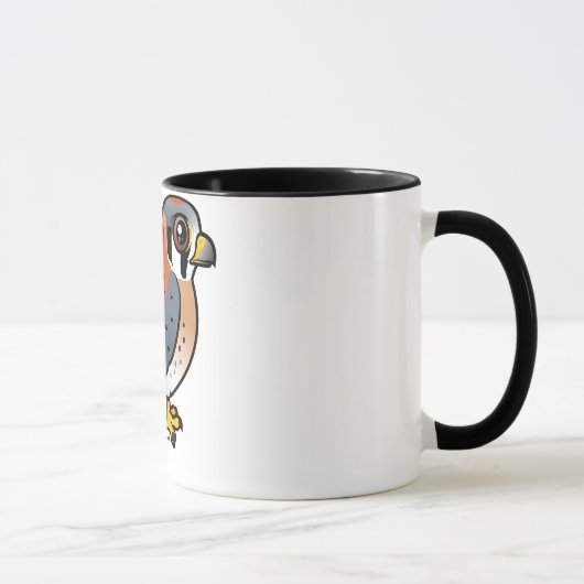 Niedlicher amerikanischer Kestrel Tasse (Rechts)