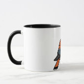 Niedlicher amerikanischer Kestrel Tasse (Links)