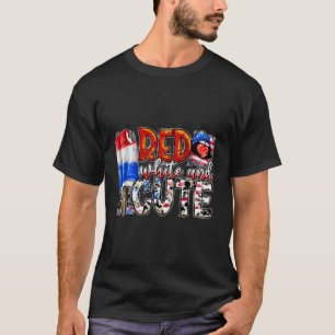 Niedlicher amerikanischer Western am 4. Juli T-Shirt