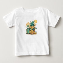 Niedlicher Ananas Baby Bodysuit - Tropical Summer 