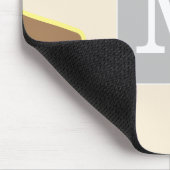 Niedlicher Anfangsfarbblock Multicolor Rosa Lila Mousepad (Ecke)