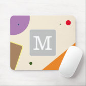 Niedlicher Anfangsfarbblock Multicolor Rosa Lila Mousepad (Mit Mouse)