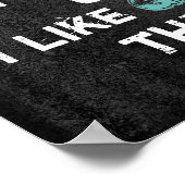 niedlicher Anführungszeichen Spaß für benutzerdefi Poster (Ecke)