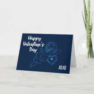 Niedlicher Angel Cherub am Lago Maggiore Feiertagskarte