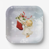 Niedlicher Angel & Kitty Cat Paper Teller (Vorderseite)