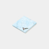 Niedlicher Angel Pig im Himmel Post-it Klebezettel (angewinkelt)