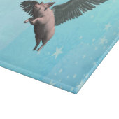 Niedlicher Angel Pig im Himmel Schneidebrett (Ecke)