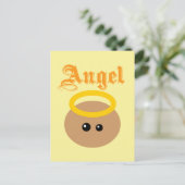 Niedlicher Angel Postkarte (Stehend Vorderseite)
